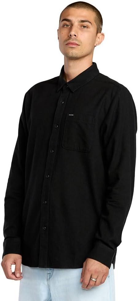 Volcom Men's Caden Plaid Long Sleeve Flannel Shirt - Image 4