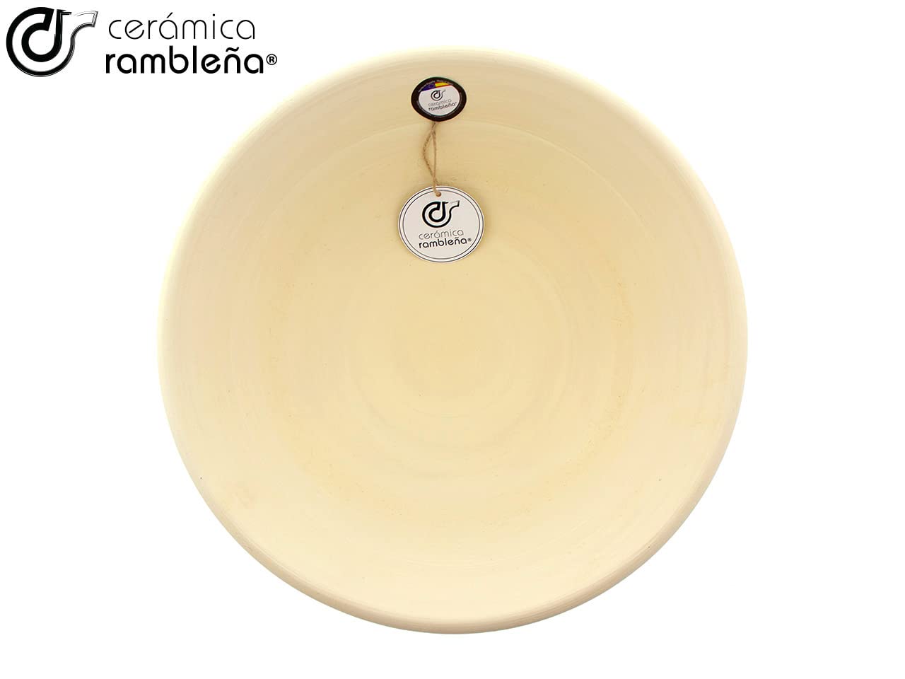 CERAMICZNA RAMBLEÑA | Tradycyjny Leglosc | Duży gliniany | Oryginalne salaterki | Duże salaterki | Salaterka Amazon | Leaf Glina Rambleña | 100% Ręcznie robione | 29x29x12 cm