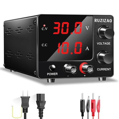 Amazon.co.jp: RUZIZAO 超小型 安定化電源0~30V 0~10A 150W 定電力 3桁
