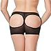 Everbellus Butt Lifter Boy Shorts Tummy Control Panties Black M