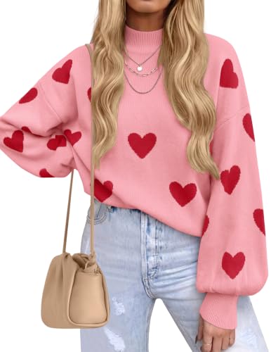 Image of ZESICA Women's 2026 Fall Striped Pullover Sweaters Tops Fashion Outfits