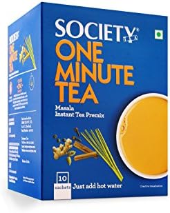 Society One Minute Tea Premix - Masala Flavour, 10 Sachets