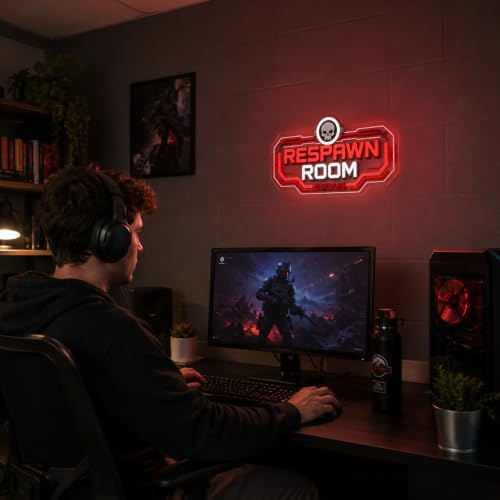 Image of Gaming Zone Neon Sign,Game Zone Neon Sign for Teens Gamer Room Decor