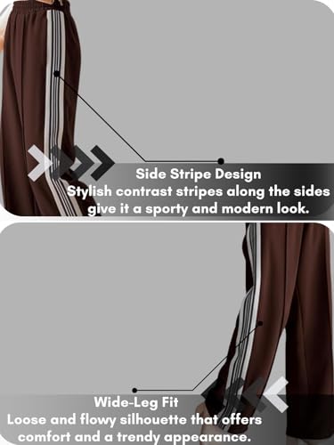 Image of GRECIILOOKS Trousers for Woman | Womens High Rise High Waist Flared Korean Style | Formal Pant for Women Office Wear| Track Pants for Womans Elegant for College & Events (Available in Plus Size)