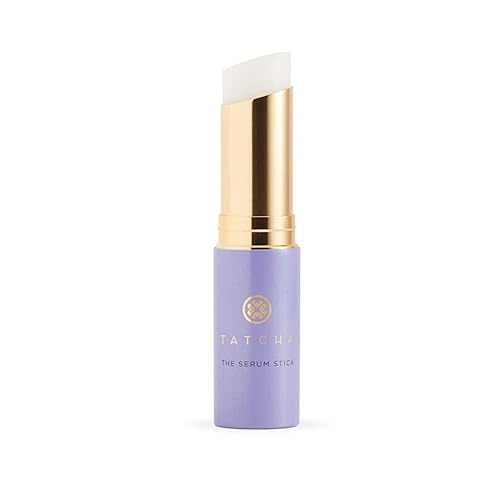 Tatcha The Serum Stick | Líneas finas suaves y secas al instante, abrillantador facial y de ojos en barra 0.28 oz | 0.28 oz