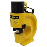 TECHTONGDA Hydraulic Hole Puncher Round Circle Punch 0.41-0.81inch for Metal Steel 35T #5-10 Angle Iron