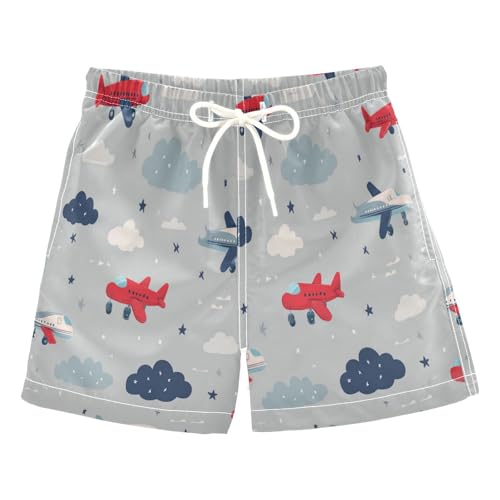 Dussdil Boy's Board Shorts Swim Trunks for Boy Kids Toddler Beach Swimwear Bottom Short Pants 2T-XL