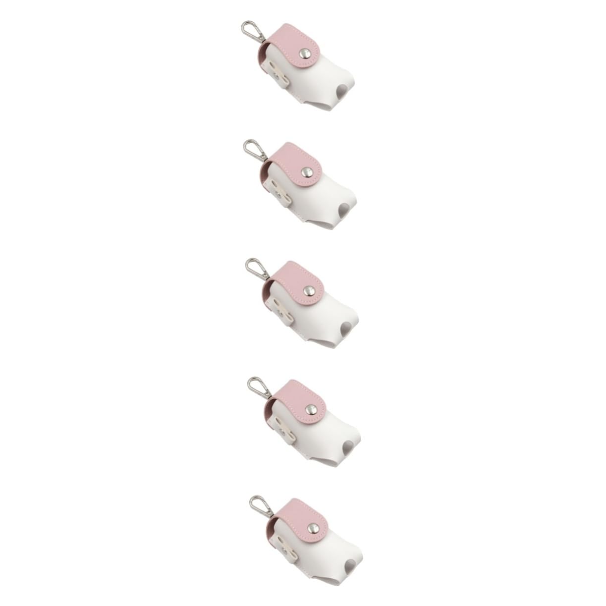 INOOMP 5 Piezas Bolsa de Golf Porta Golf de Uso Diario Bolsa Colgante de Golf Bolsas Golf Accesorios Golf de Golf Bolsa de Pelota de Golf al Aire Libre Suministros de Golf PU Rosa