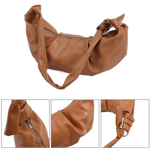 Crossbody Sling Bag for Women, Retro Soft Large Shoulder Handbag Dumpling Purse4