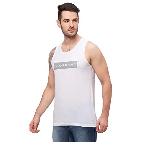 Image of Giordano Men's Round Neck Sleeveless Slim Fit Tshirt