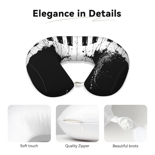 Almohada de espuma viscoelástica para cuello en forma U miniatura 4