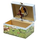Enchantmints Country Hourse Boys Jewerly Box Spins to 