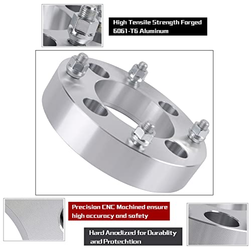 4X137 To 4X156 Wheel Adapters, 1.5 Inch 4X137Mm To 4X156Mm Forged Atv Utv Wheel Adapter For Outlander Commander Renegade Bayou With 12X1.5 Studs 110Mm Hub Bore #TOP3