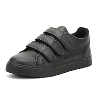 Kickers Youth Unisex Tovni Triple Strap School Shoes, Black, 6 UK