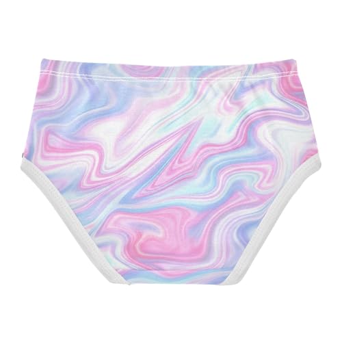 Cotton Toddler Underwear Floral Dreamy Swirl Pink Panties for Girl Aesthetic Underpants Briefs 2t2