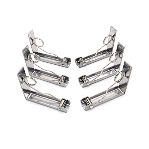 image for Latomex Tablecloth Clips, Set of 6 Extra Large Table Cover Cloth Clamp