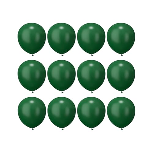 12 inch Dark Green Latex Balloons 60 pcs Thick Balloons for Party Decorations (12inch Dark green)