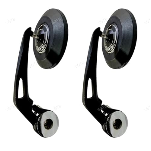 SGTB Latest Handle Bar End Mirrors Compatible with Hunter Meteor Reborn Classic 350 500 Standard Super 650 Shotgun GT Continental Interceptor Himalayan Scram Guerrilla Bikes Mirror Set