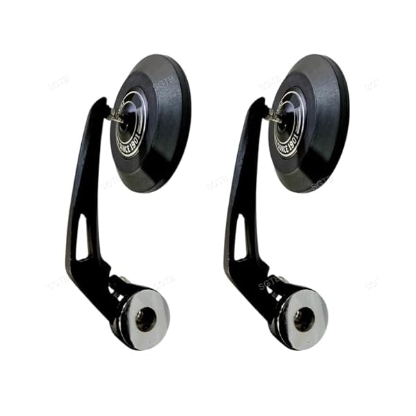 SGTB Latest Handle Bar End Mirrors Compatible with Hunter Meteor Reborn Classic 350 500 Standard Super 650 Shotgun GT Continental Interceptor Himalayan Scram Guerrilla Bikes Mirror Set