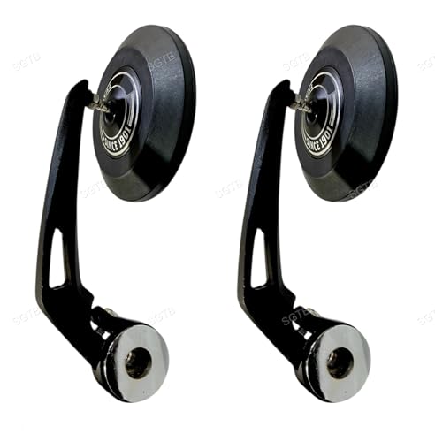 Image of SGTB Handle Bar End Mirrors Compatible with Hunter Meteor Reborn Classic 350 500 Standard Super 650 Shotgun GT Continental Interceptor Himalayan Scram Guerrilla Bikes Mirror Set