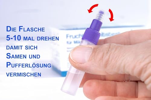 One Step Sperma Test 2 Stück I Fruchtbarkeitstest für Männer I Spermatest I Spermientest I Zeugungsfähigkeit Test Mann I Misst die Konzentration von Spermien
