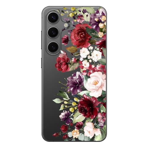 Coque Galaxy S24 Plus fleurs protection TPU transparente - 2
