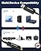 DavVision USB A to USB C Fiber Optic Cable 50 FT, 10Gbps USB 3.2 Gen2 Extension Cable with German SiliconLine Chip, Ultra Slim & Long Distance for Logitech 4K Camera,VR/AR,Video Conference
