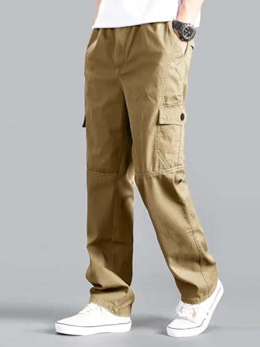 Image of TAGAS Men Cotton Cargo Trouser ||Men's Relaxed Fit Cargo|| Men's Multi Pocket Cargos Pants||MC-16