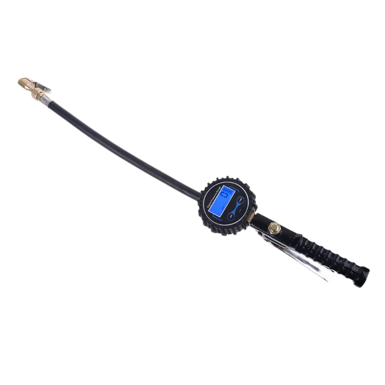 Manómetro de presión neumáticos, Mandril Aire 200 PSI, inflador Digital con 1/4" for automóviles, Motocicletas, Bicicletas y vehículos