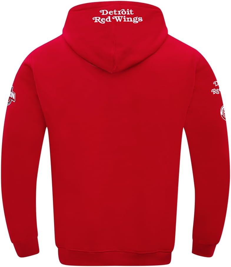 Pro Standard Mens NHL Old English Pull Over Hoodie - Image 2