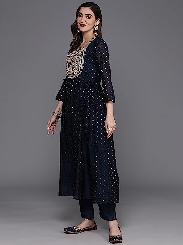 Image of INDO ERA Women Embroidered Kurta for Women