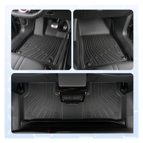 Tapis de sol VW Polo imperméables avec bords hauts toutes saisons