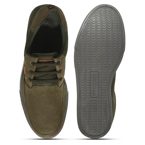 Image of Woodland Men's Leather Sneaker