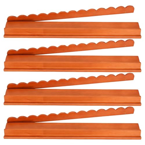 Supports et poussoirs de Mahjong en bois avec rangement magnétique pour train