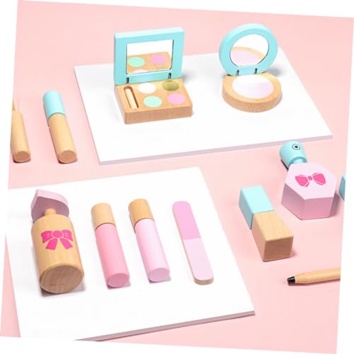 ifundom 1 Conjunto bolsa cosmética de simulação para crianças jogo de maquiagem fingir jogar brinque