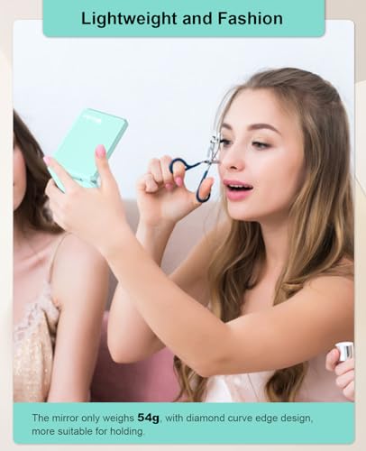 Miroir maquillage wobsion petit miroir de voyage double face