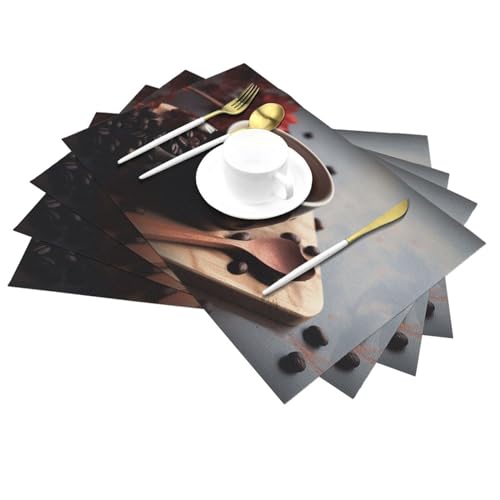 Set de table PVC lavable de qualité supérieure résistant à la chaleur - 4
