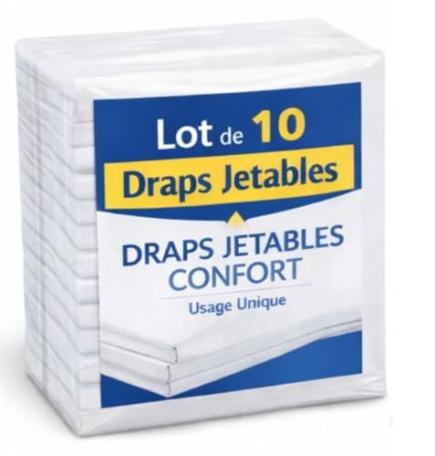Drap plat jetable stop corvée de lessive pour location gîte
