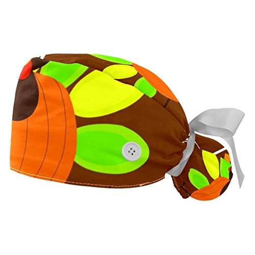 Chapeaux bouffants et casquettes de travail Thanksgiving pour personnel soignant