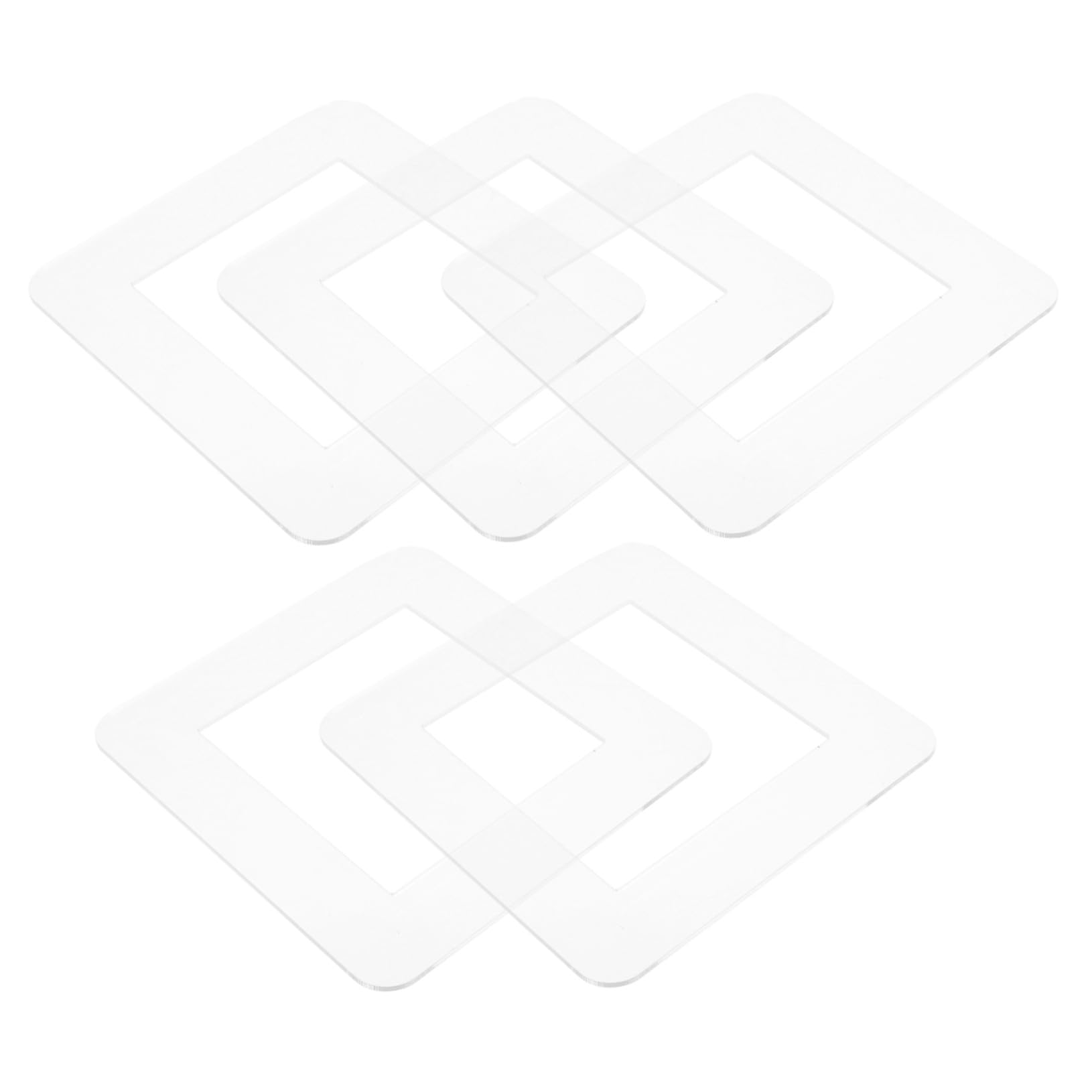 Protector de interruptor de luz acrílico blanco ideal para pasillos y cocinas