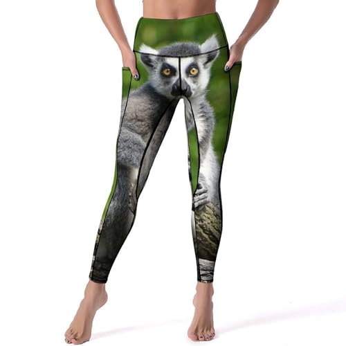 Legging lémurien leggings sport femmes yoga taille haute gym jogging