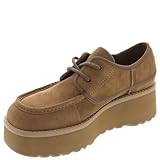 Doublure textile UGG Chaussures compensées Cityfunc pour femme, Daim marron, 40 EU