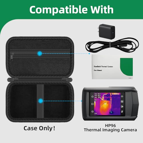 Maleta rígida para cámara térmica HSFTOOLS HP96 y FLIR miniatura 2