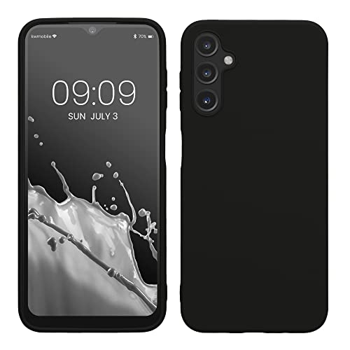 kwmobile Handyhülle für Samsung Galaxy A14 5G Hülle - TPU Case - Kabelloses Laden - Schutzhülle Cover in Schwarz