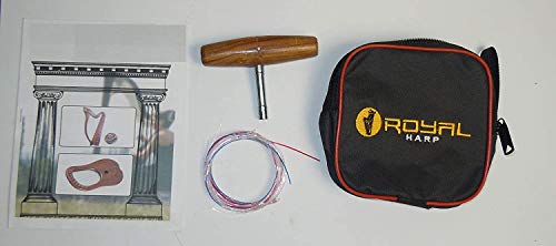 19 Strings Rosewood Lever harp, Hand Made and Hand Polished with Free Bag, Strings and Tuning Key