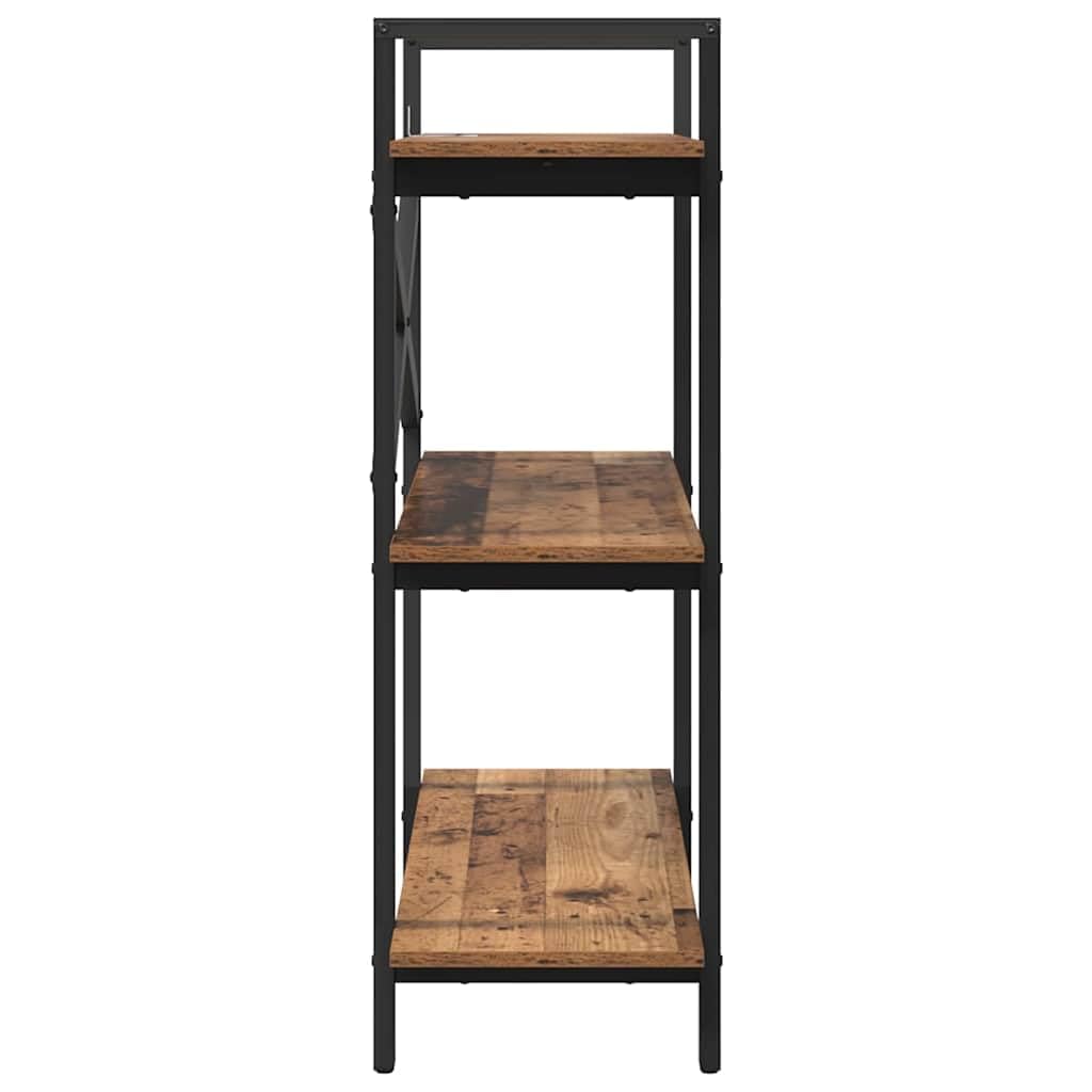 Generisch Bücherregal Altholz 100 x 33,5 x 102 cm Holzwerkstoff,Möbel,Regalsysteme,Bücherregale Bücherschränke-883950