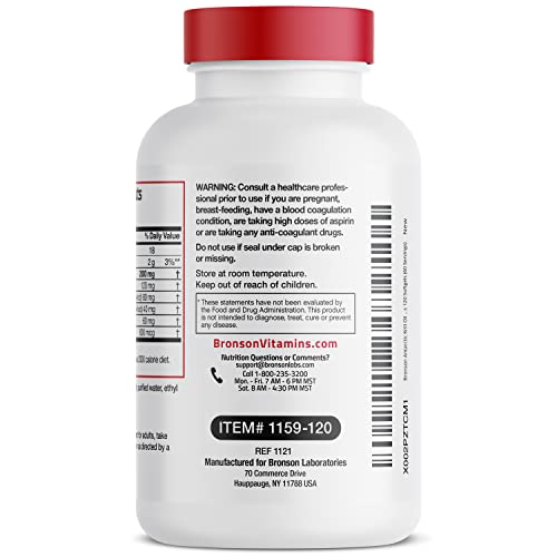 Bronson Antarctic Krill Oil 2000 Mg With Omega-3S Epa, Dha, Astaxanthin And Phospholipids 120 Softgels (60 Servings) #TOP7