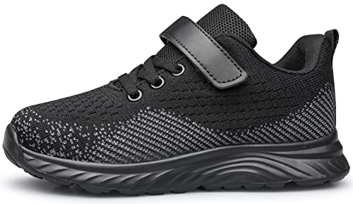Image of Kids Shoes Toddler Boys Girls Running Sports Strap Sneakers | Children Breathable Casual Tennis Walking Athletic School Non-Slip Lightweight