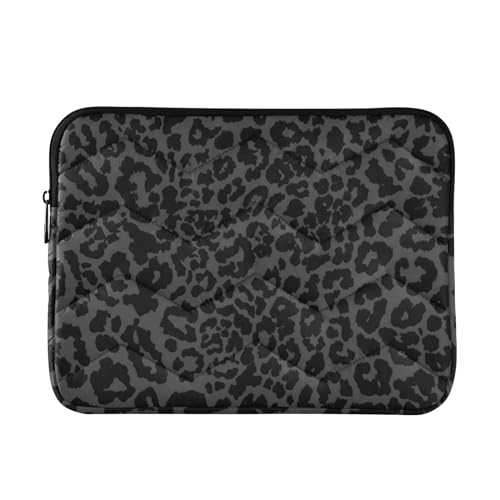 Funda para Laptop Estampado Leopardo Negro-Blanco 13-14'' miniatura 1