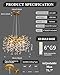 Modern Tree Branch Crystal Chandelier Luxury Gold Crystal Pendant Lighting 18